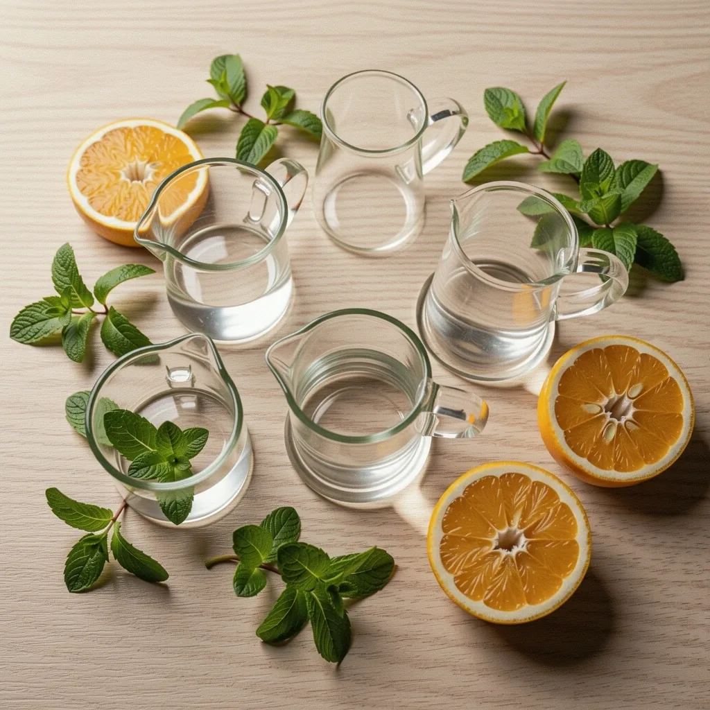 Apothecary glassware and botanicals